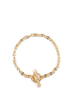 Hoorsenbuhs - Open Link Diamond & 18kt Gold Bracelet - Womens - Yellow Gold