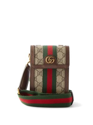 Gucci - Ophidia Gg-supreme Canvas And Leather Bag - Mens - Beige Multi