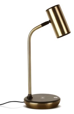 Brightech Ezra LED Table Lamp in Brass