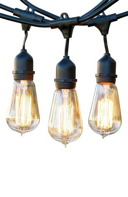 Brightech Ambience Vintage Outdoor Hanging Lights in Black