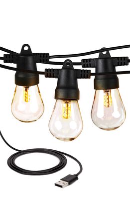 Brightech Ambience USB Outdoor String Lights in Black
