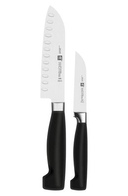 ZWILLING Four-Star Asian 2-Piece Starter Knife Set in Stainless Steel