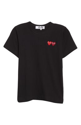 COMME DES GARCONS PLAY Tee in Black