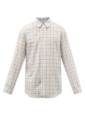 Gabriela Hearst - Quevedo Checked Cotton-twill Shirt - Mens - White Multi