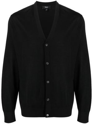 Theory V-neck knit cardigan - Black