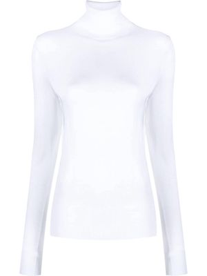 SAPIO fine-knit roll-neck jumper - White
