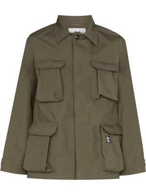 The Power for the People Gil military multi-pocket jacket - Green