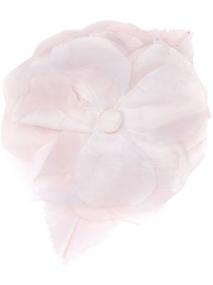 Parlor floral-detail scrunchie - Pink