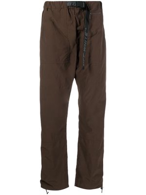 Off-White straight-leg trousers - Brown