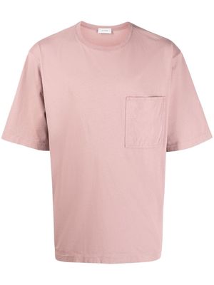 Lemaire chest-pocket cotton T-shirt - Pink
