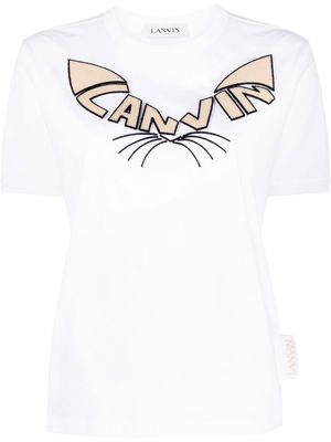 LANVIN graphic-print T-shirt - White