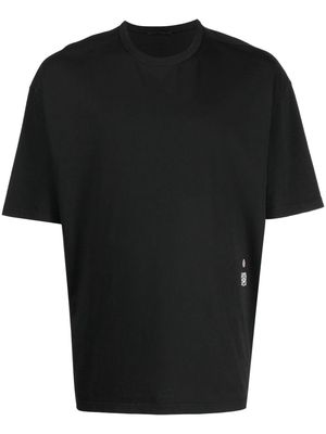 Ten C graphic-print cotton T-shirt - Black