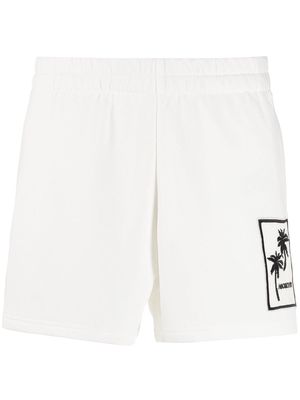 Moncler logo-print track shorts - White