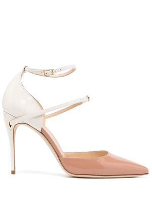 Jennifer Chamandi Enrico 105mm heeled pumps - Pink