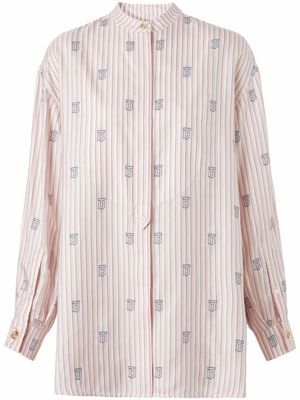 Burberry monogram stripe shirt - Pink