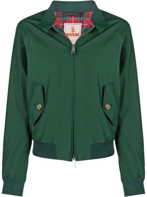Baracuta zip-up cotton-blend jacket - Green