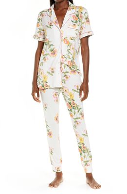 Rachel Parcell Knit Pajamas in Ivory Poppy