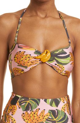 FARM Rio Toucananas Convertible Halter Bikini Top