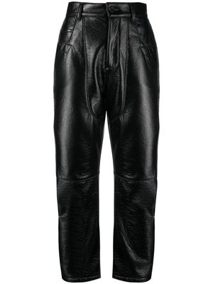 Opening Ceremony barrel-leg cropped trousers - Black