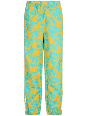 Supreme abstract-print Warm-Up trousers - Blue