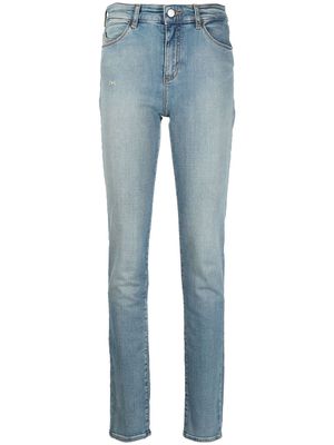 Emporio Armani slim-cut leg jeans - Blue