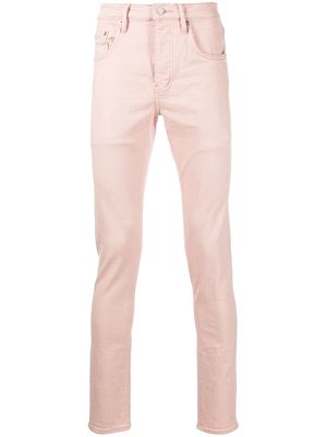 Purple Brand low-rise slim-fit jeans - Pink