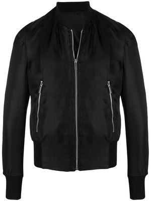 SAPIO zip-up bomber jacket - Black