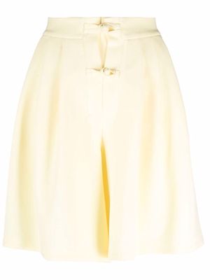 Opening Ceremony pleated wide-leg shorts - Yellow