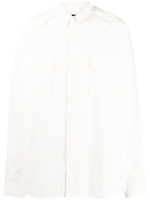 Juun.J chest flap-pocket detail shirt - White