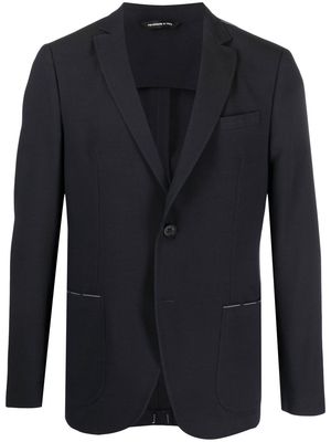 Tonello single-breasted wool suit jacket - Blue