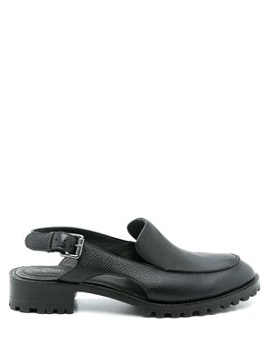 Studio Chofakian buckle-fastening leather loafers - Black