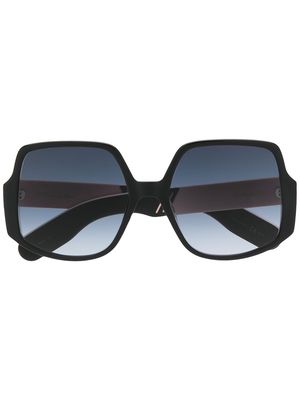 Dior Eyewear oversized gradient sunglasses - Black