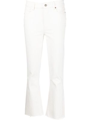 PAIGE Colette cropped slim-fit jeans - White