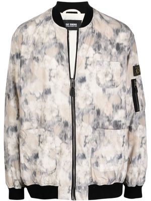 Raf Simons school uniform bomber jacket - Neutrals