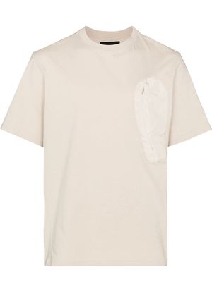 HELIOT EMIL chest-pocket cotton T-shirt - Neutrals