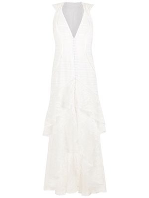 Martha Medeiros Pamela hooded beach dress - White