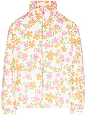 ERL reversible floral-print puffer jacket - Pink