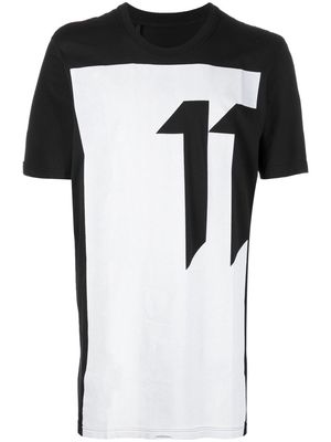 11 By Boris Bidjan Saberi logo-print short-sleeved T-shirt - Black
