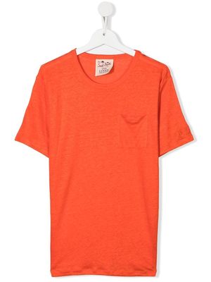 MC2 Saint Barth Kids TEEN crew-neck T-shirt - Orange