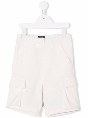 Il Gufo cotton cargo shorts - White