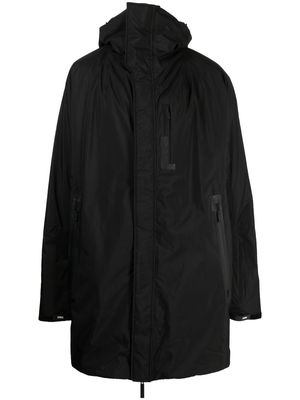 Templa Banff OS hooded mid-length coat - Black