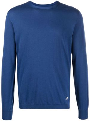 C.P. Company logo-print sweatshirt - Blue
