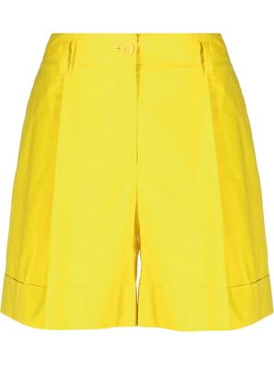 P.A.R.O.S.H. high-waist tailored shorts - Yellow