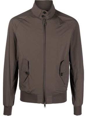 Baracuta high neck zip-up jacket - Brown