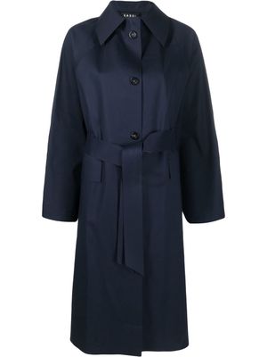 KASSL Editions tied-waist trench coat - Blue