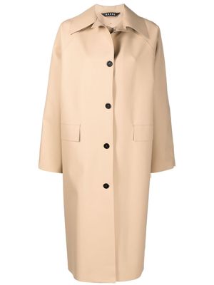 KASSL Editions single-breasted button coat - Neutrals