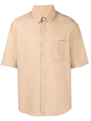 Lemaire short-sleeve poplin shirt - Neutrals