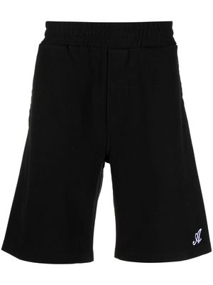 Axel Arigato embroidered-logo track shorts - Black