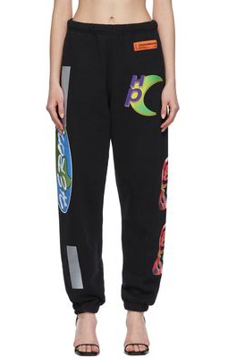 Heron Preston Black Cotton Lounge Pants