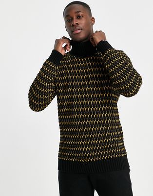 Bolongaro Trevor roll neck sweater in stone-Neutral